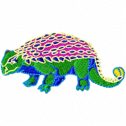 Dinosaur Embroidery Design 12